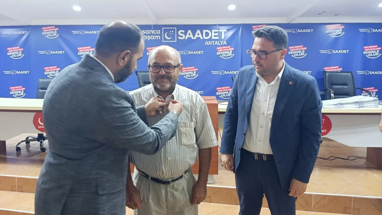 SAADET PARTİSİ ANTALYA'DA DURMUYOR