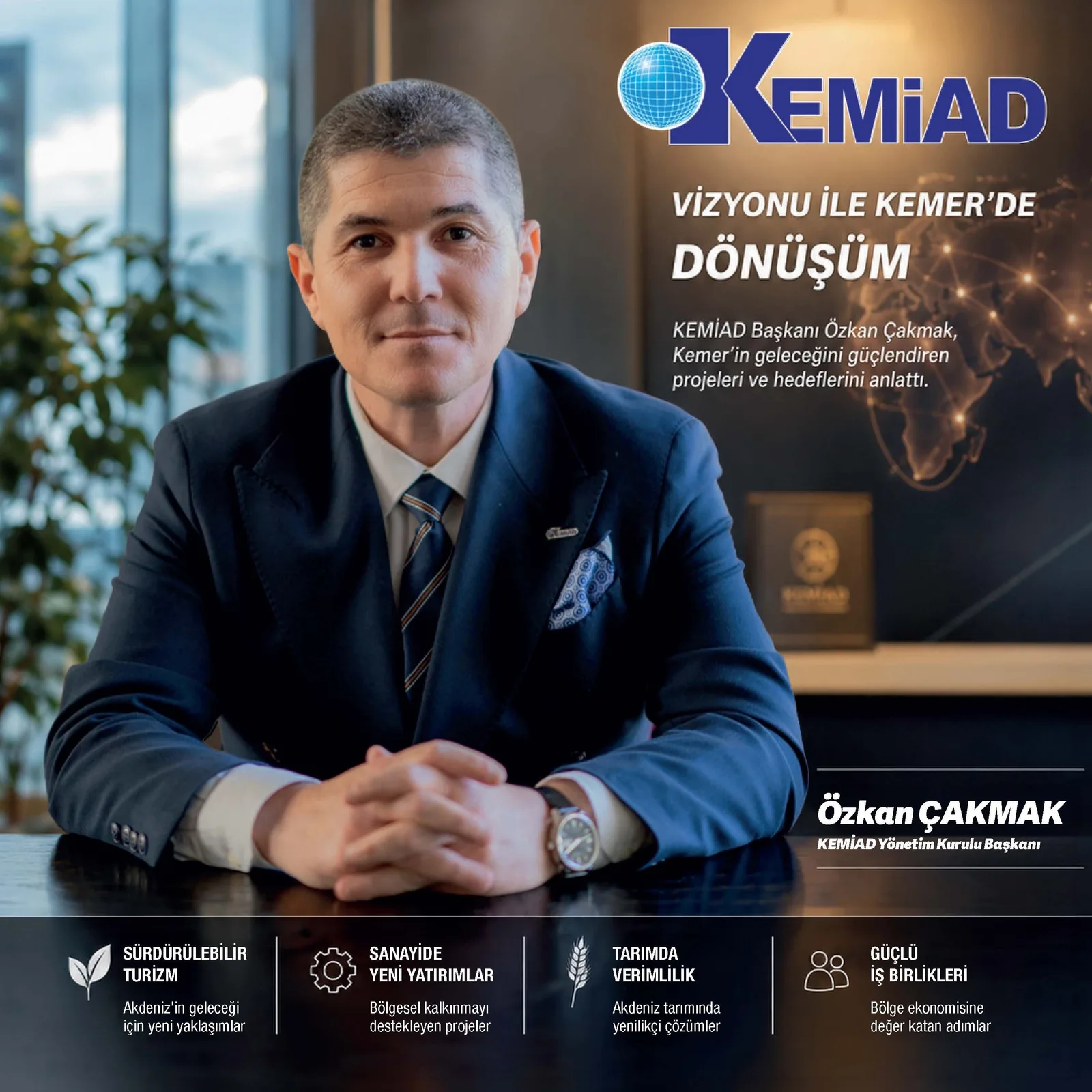 KEMİAD VİZYONUYLA KEMER’DE DÖNÜŞÜM